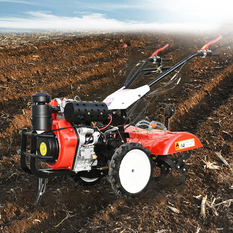Four wheel drive micro tiller
